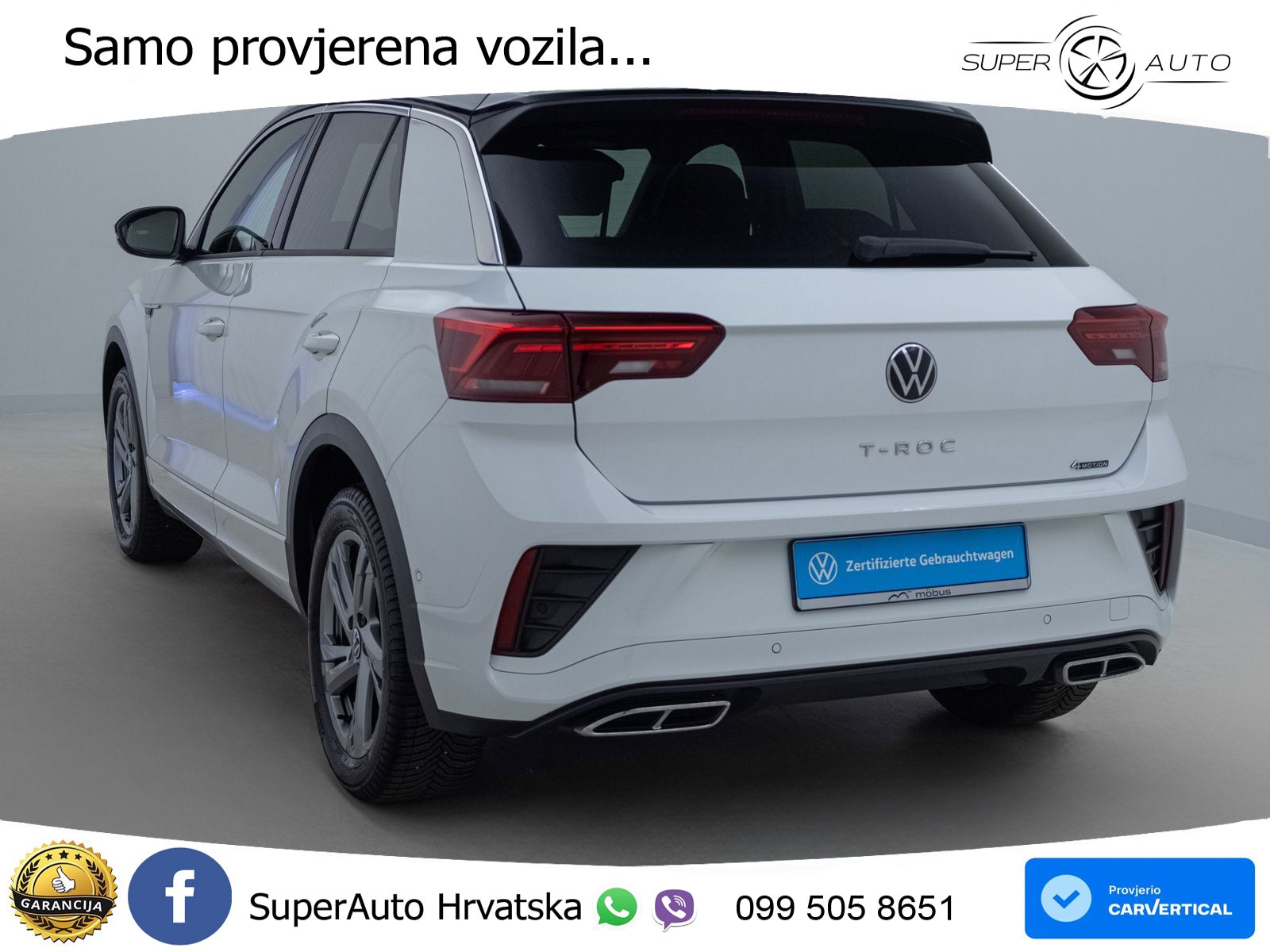 Volkswagen T-Roc I 2.0 TSI (190 KS) 4M DSG LED+GR SJED+ACC
