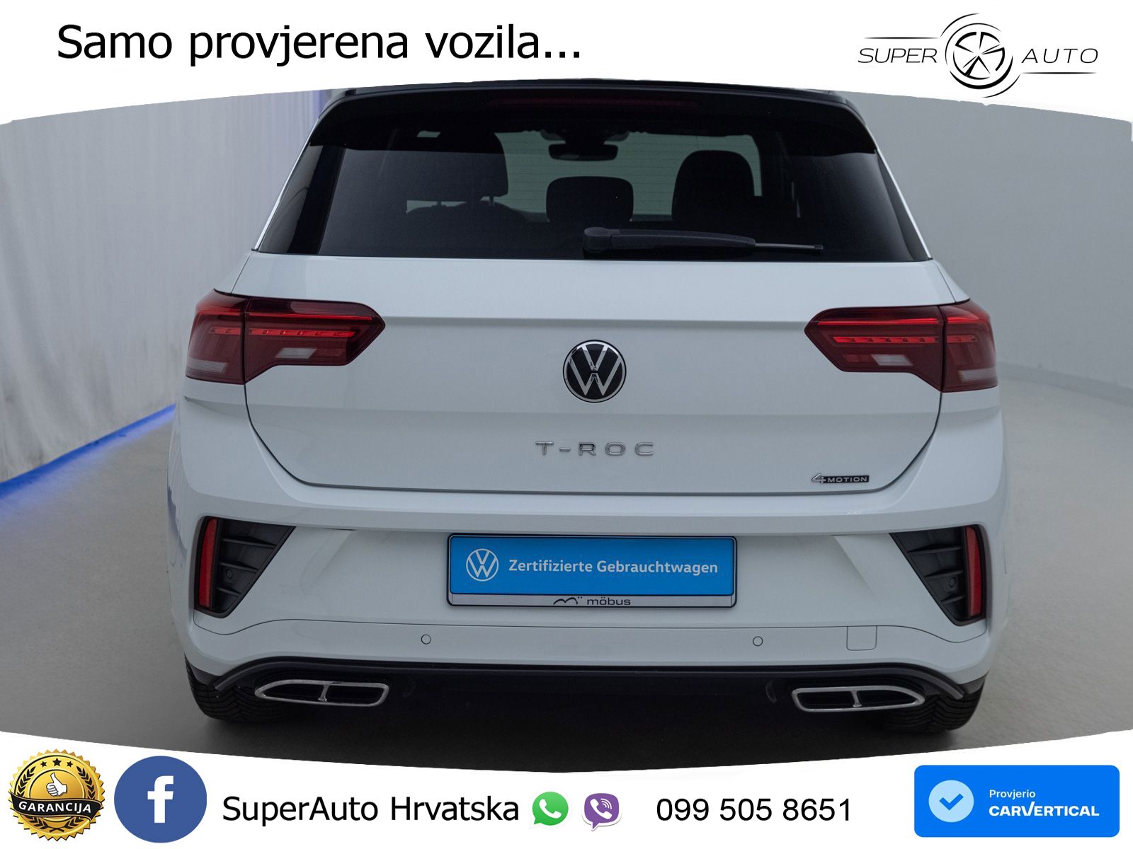 Volkswagen T-Roc I 2.0 TSI (190 KS) 4M DSG LED+GR SJED+ACC