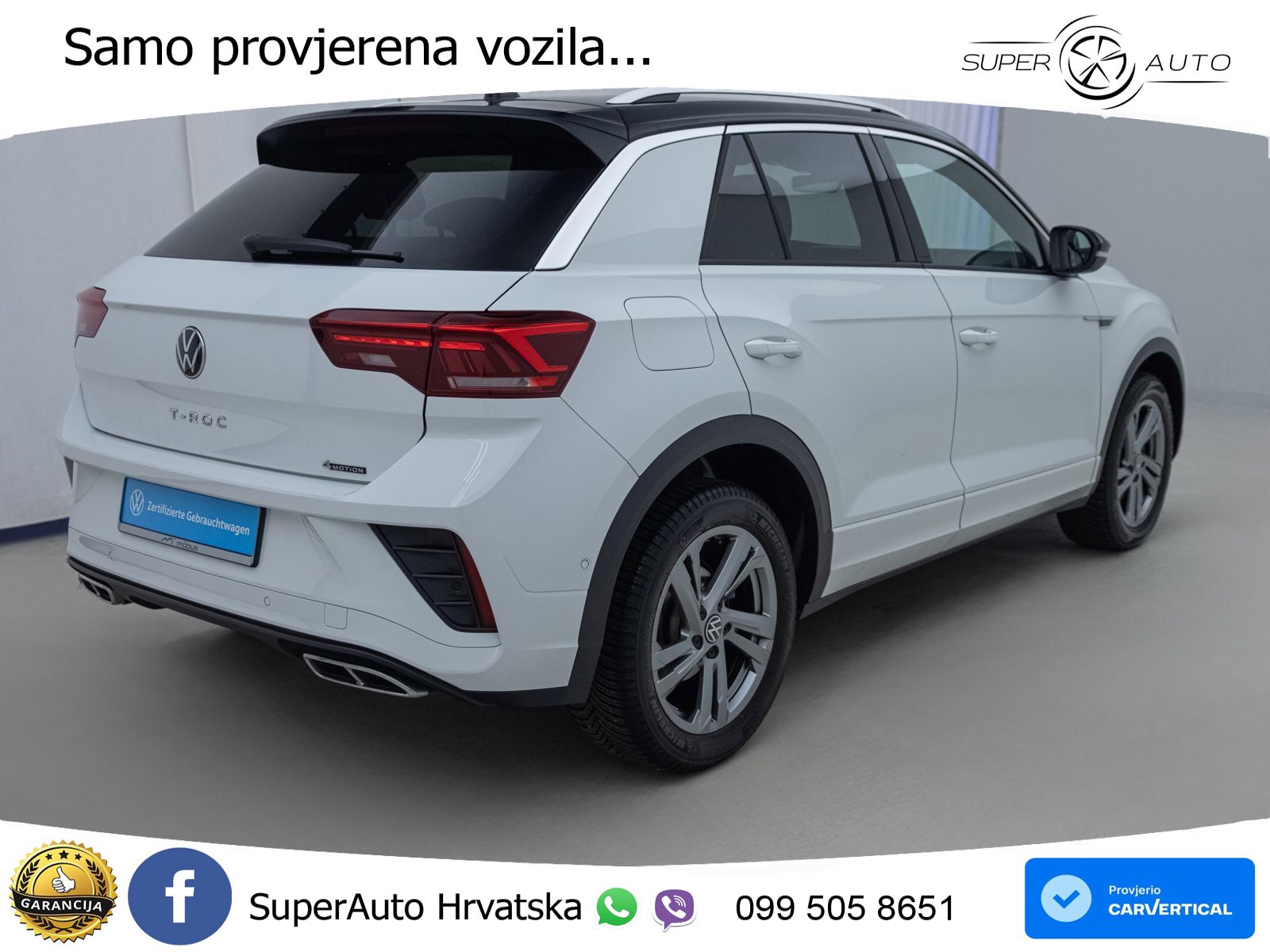 Volkswagen T-Roc I 2.0 TSI (190 KS) 4M DSG LED+GR SJED+ACC