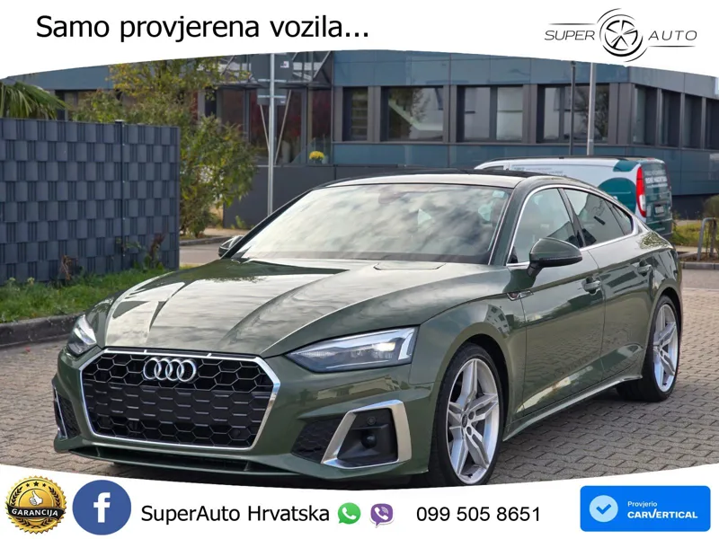 Audi A5 Sportback 40 TDI (204 KS) S tronic S line LED+GR SJED+ACC