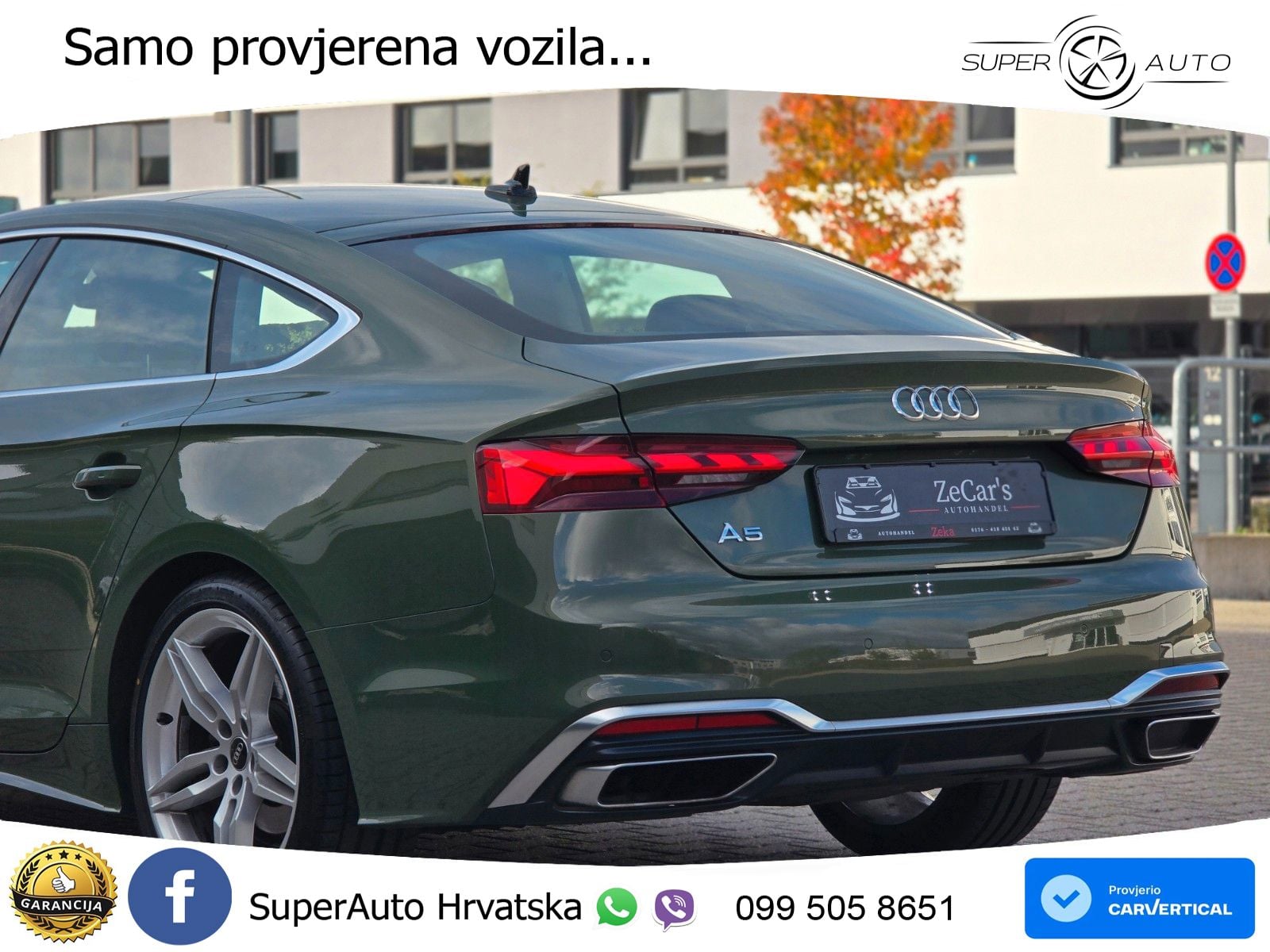 Audi A5 Sportback 40 TDI (204 KS) S tronic S line LED+GR SJED+ACC