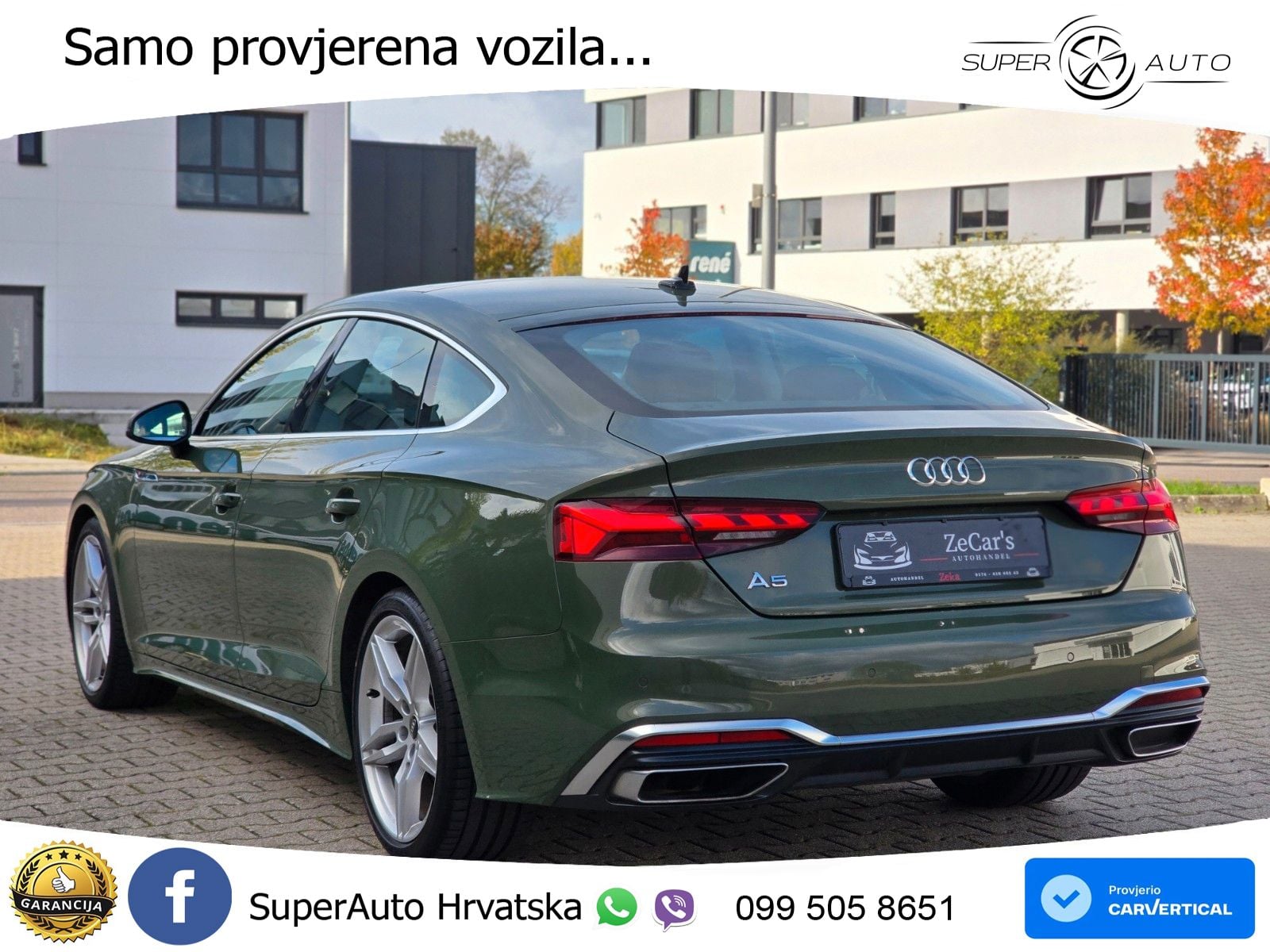 Audi A5 Sportback 40 TDI (204 KS) S tronic S line LED+GR SJED+ACC