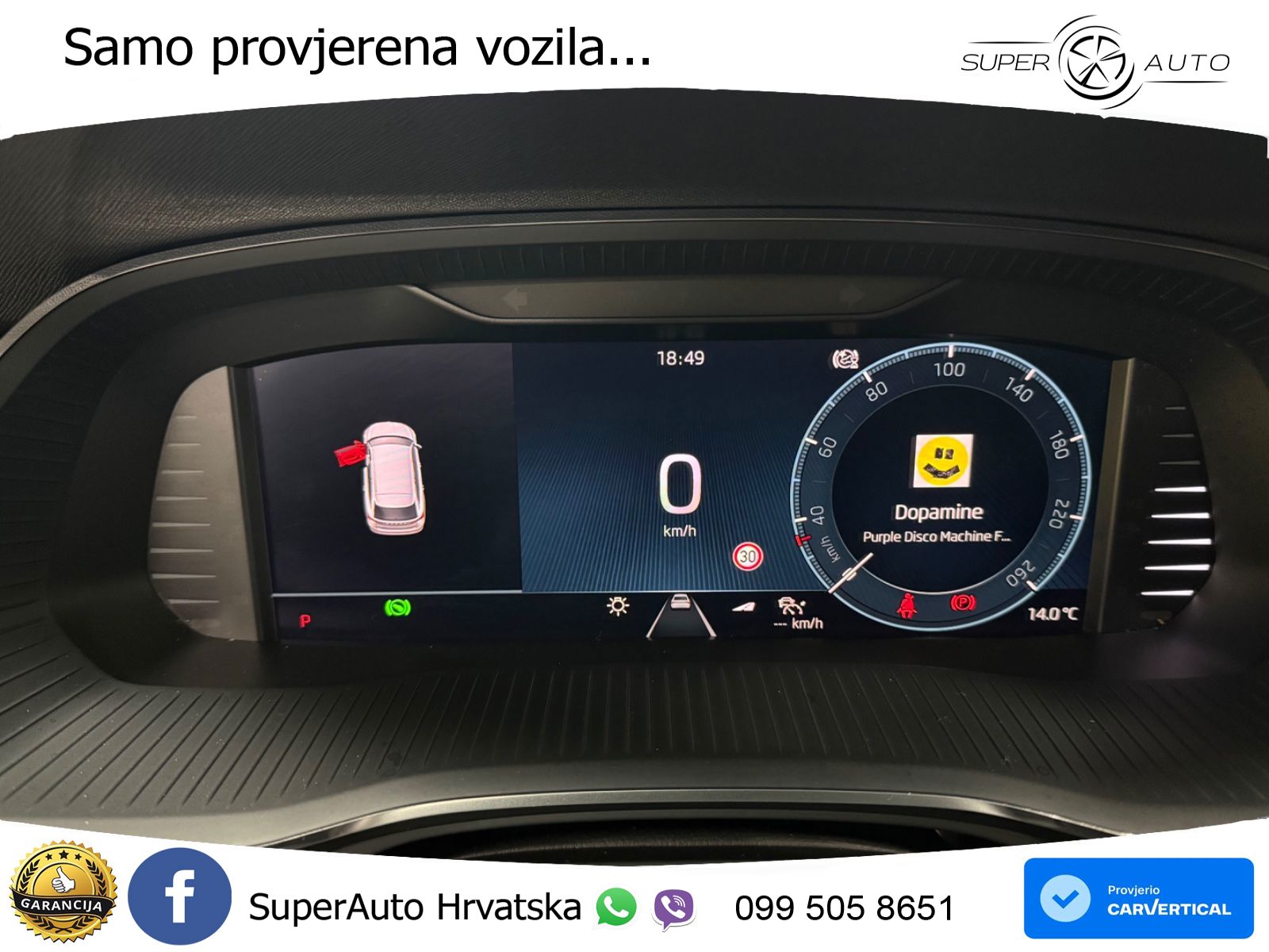 Škoda Octavia Combi 2.0 TDI (150 KS) DSG LED+GR SJED+ACC