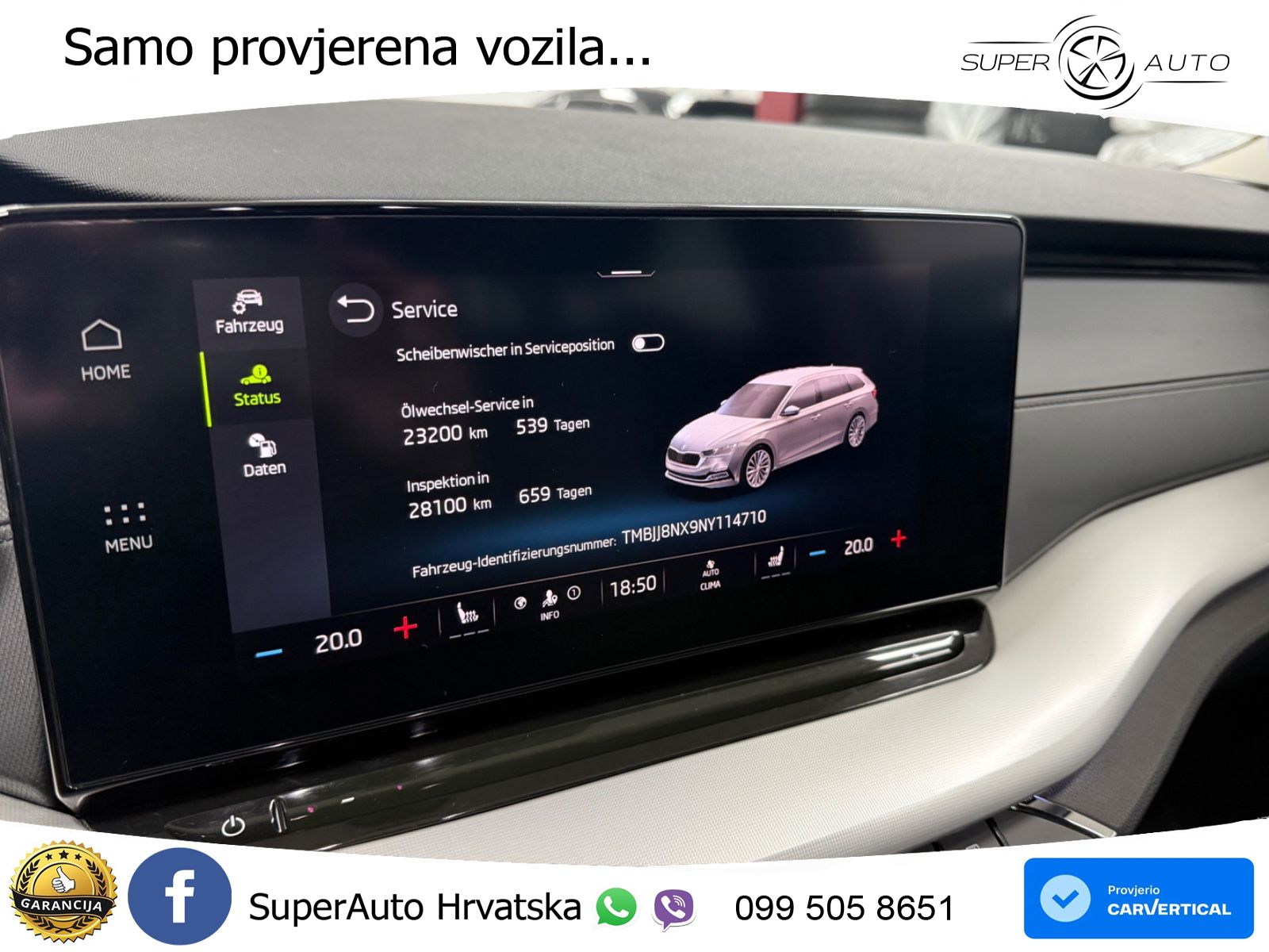 Škoda Octavia Combi 2.0 TDI (150 KS) DSG LED+GR SJED+ACC