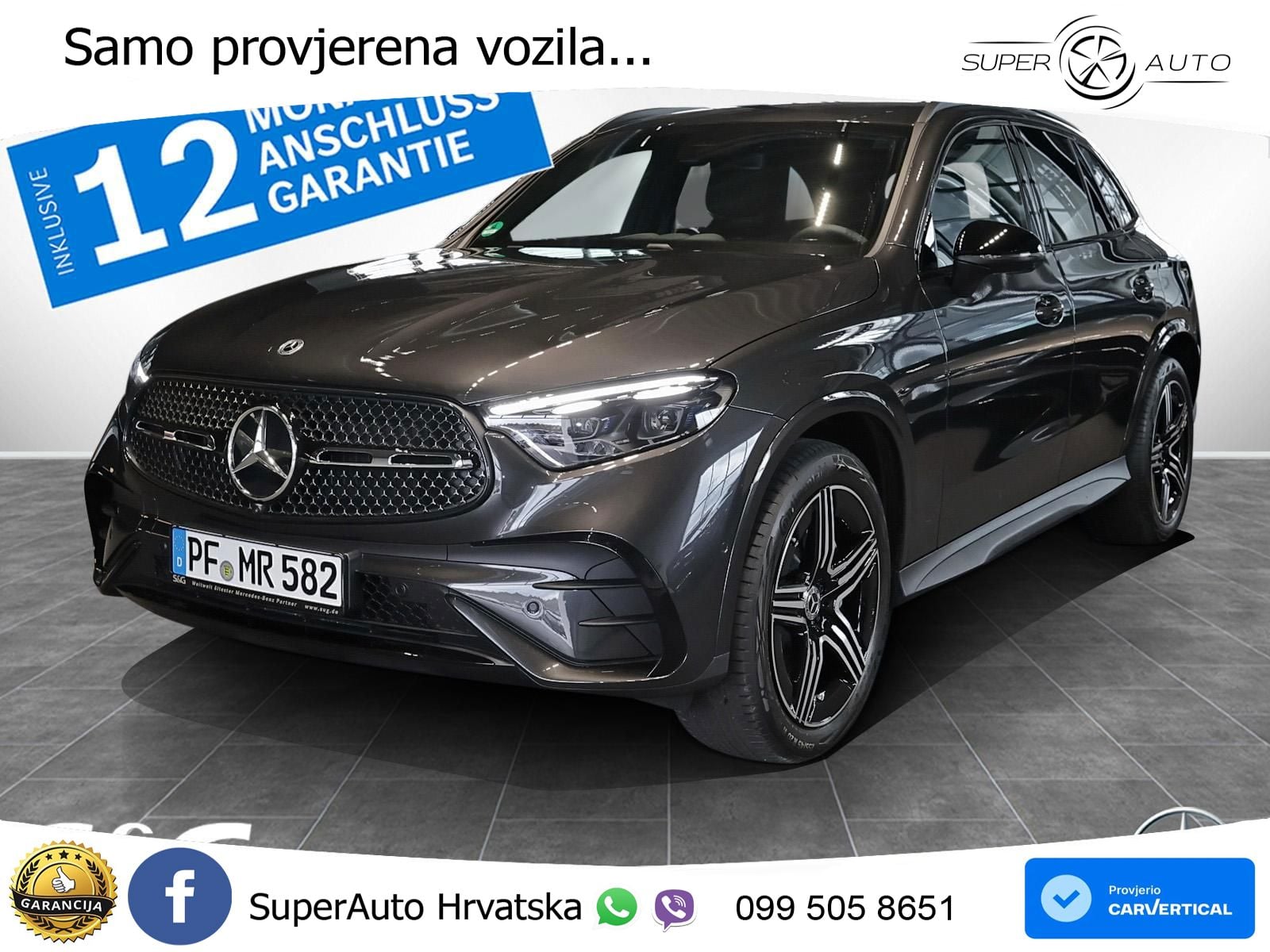 Mercedes GLC 220d (197 KS) 4MATIC 9G-TRONIC AMG LED+GR SJED+ACC