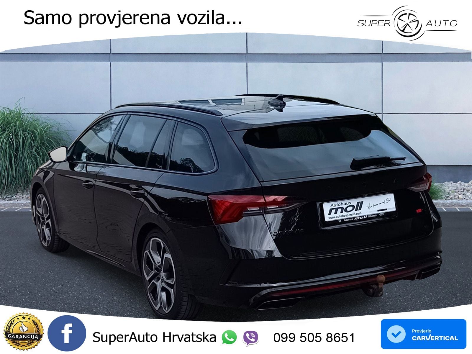 Škoda Octavia Combi RS 2.0 TDI (200 KS) 4x4 DSG LED+GR SJED+ACC