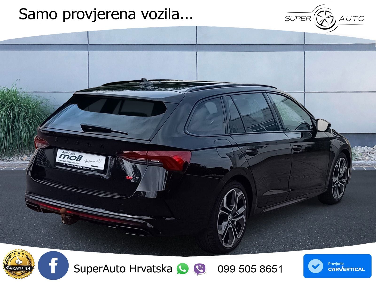 Škoda Octavia Combi RS 2.0 TDI (200 KS) 4x4 DSG LED+GR SJED+ACC