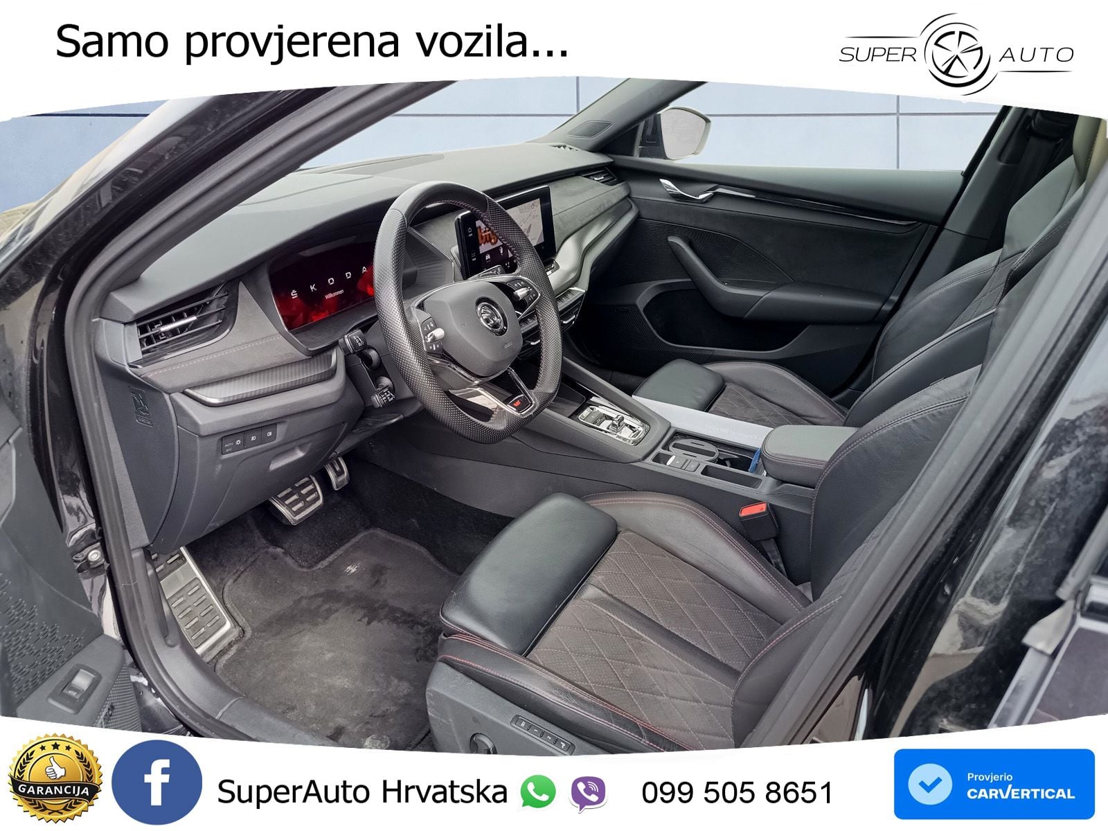 Škoda Octavia Combi RS 2.0 TDI (200 KS) 4x4 DSG LED+GR SJED+ACC