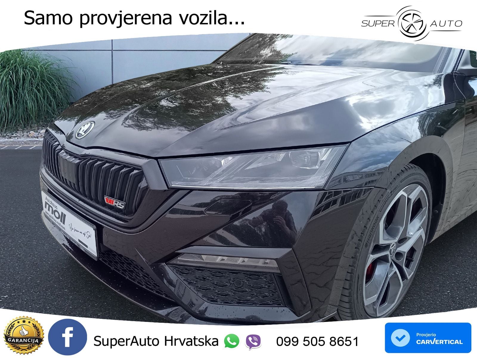 Škoda Octavia Combi RS 2.0 TDI (200 KS) 4x4 DSG LED+GR SJED+ACC