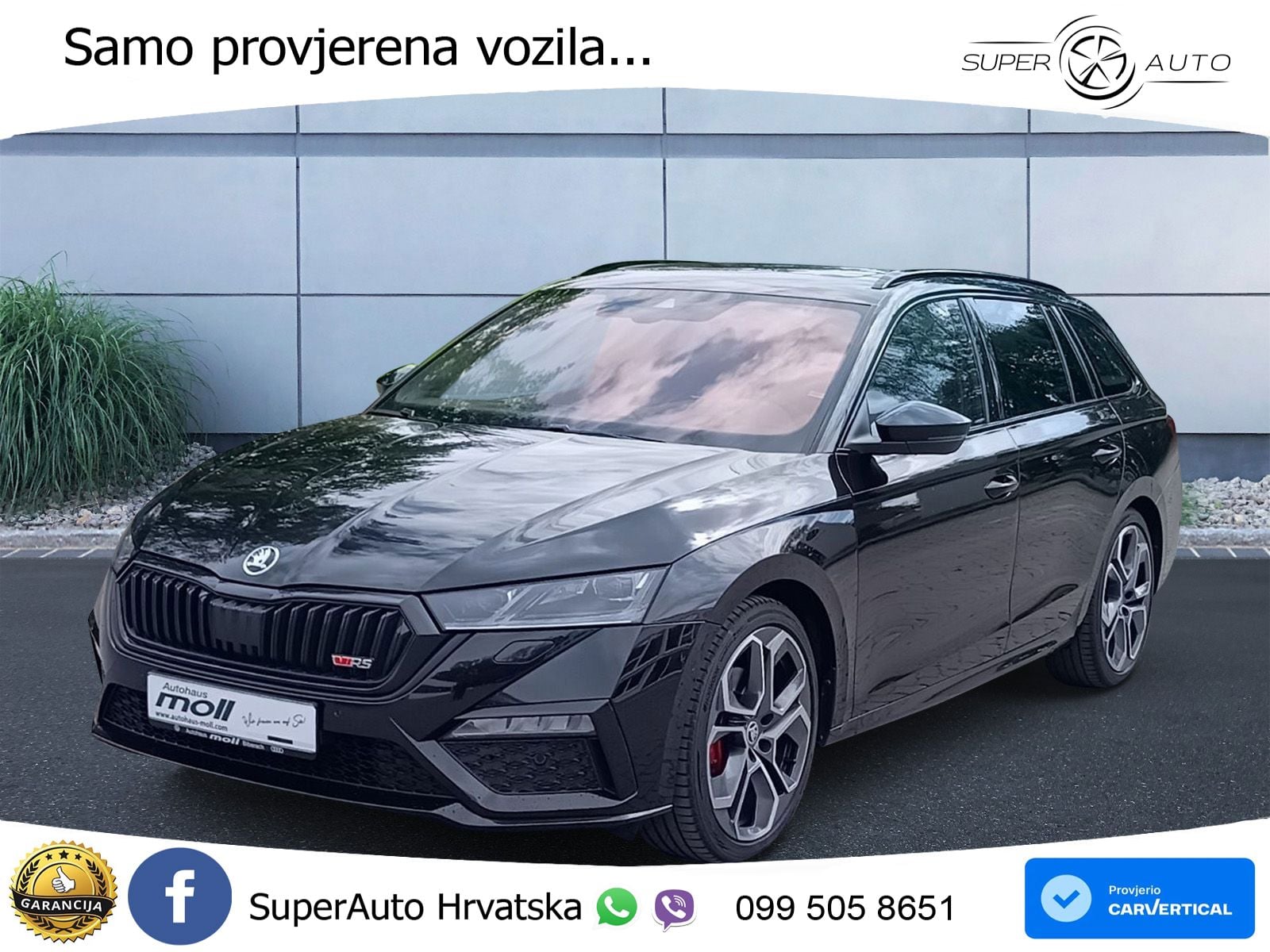 Škoda Octavia Combi RS 2.0 TDI (200 KS) 4x4 DSG LED+GR SJED+ACC