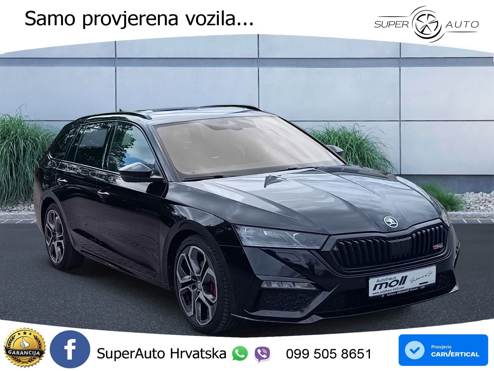 Škoda Octavia Combi RS 2.0 TDI (200 KS) 4x4 DSG LED+GR SJED+ACC