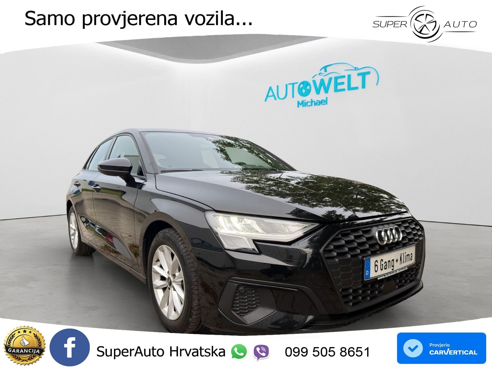 Audi A3 35 TDI (150 KS) S line LED+GR SJED+ACC