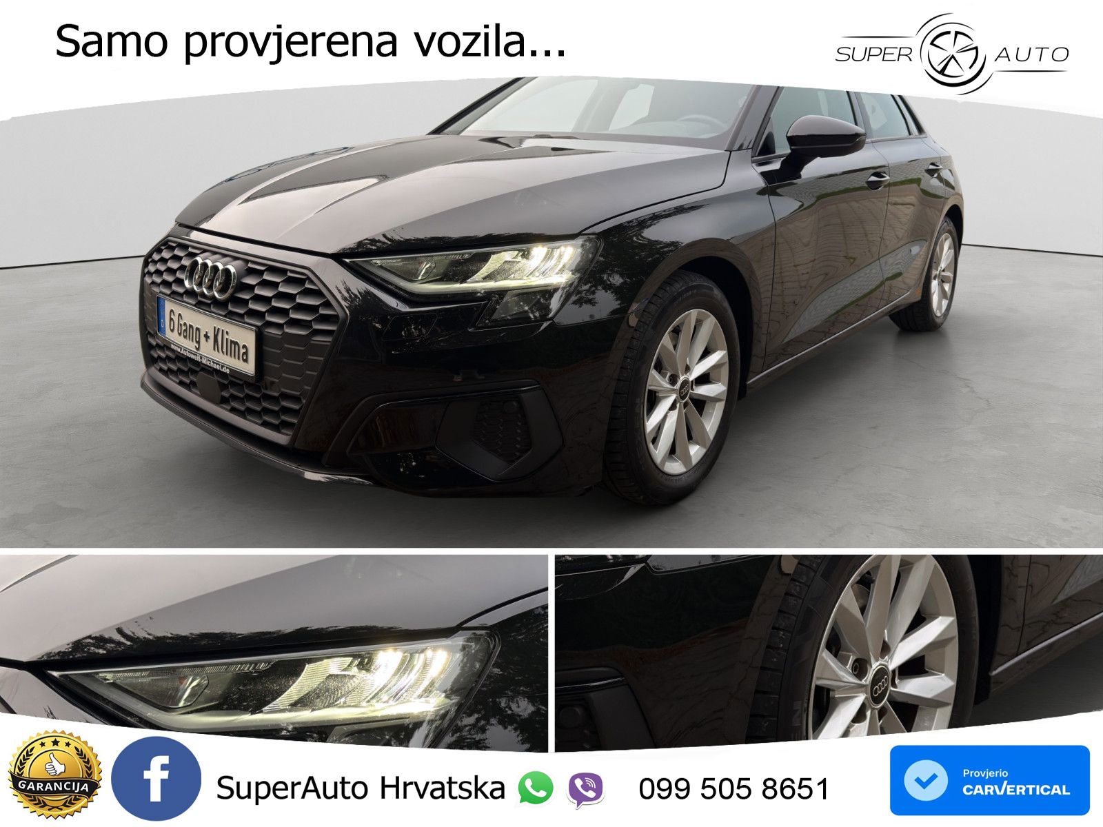 Audi A3 35 TDI (150 KS) S line LED+GR SJED+ACC