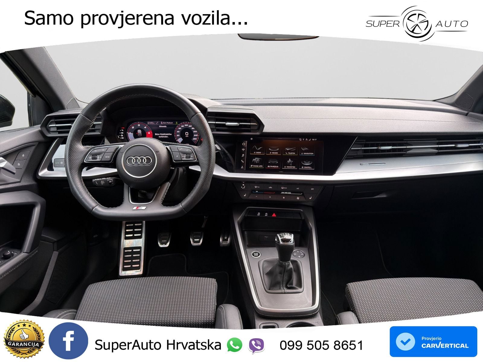 Audi A3 35 TDI (150 KS) S line LED+GR SJED+ACC