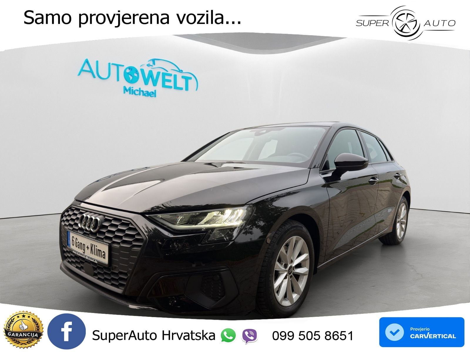 Audi A3 35 TDI (150 KS) S line LED+GR SJED+ACC