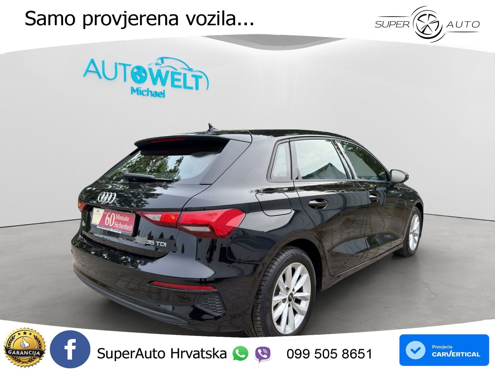 Audi A3 35 TDI (150 KS) S line LED+GR SJED+ACC