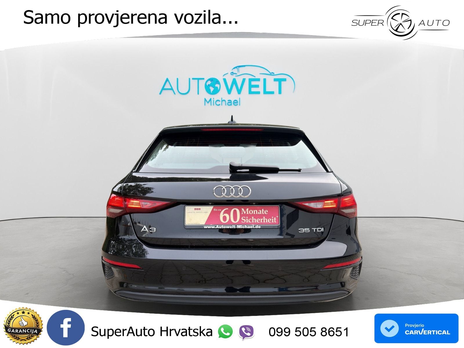 Audi A3 35 TDI (150 KS) S line LED+GR SJED+ACC