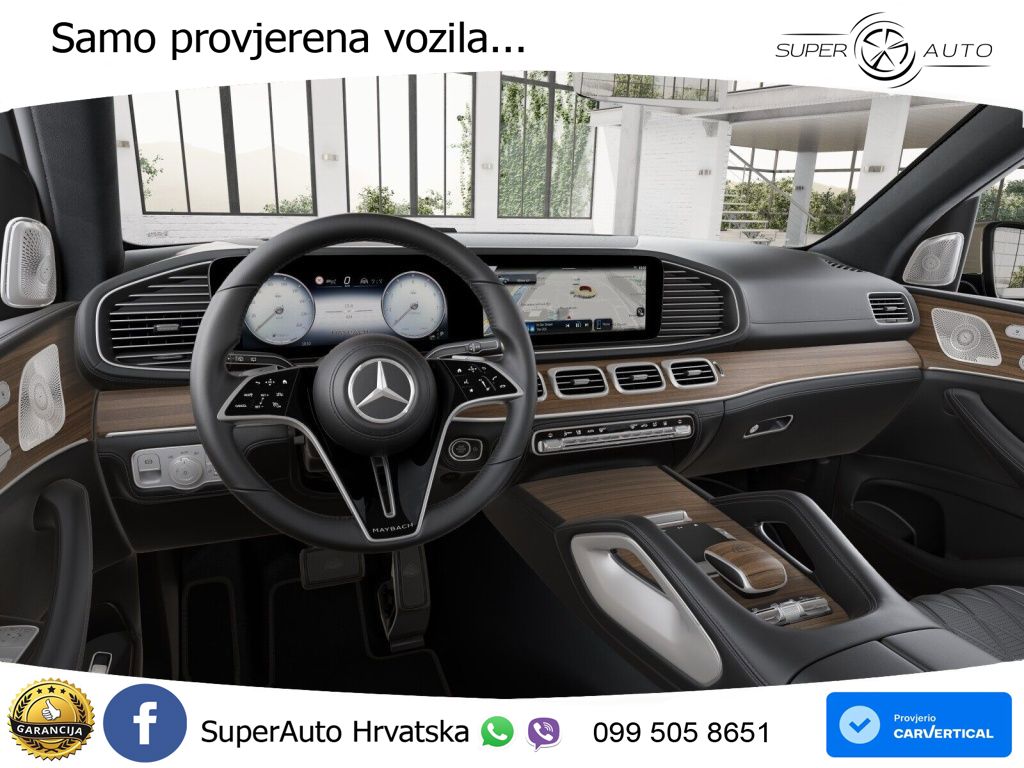 Mercedes Maybach GLS 600 V8 (557 KS) EQ Boost 4MATIC 9G-TRONIC ACC+HEAD+4xGR SJED+360+PANO