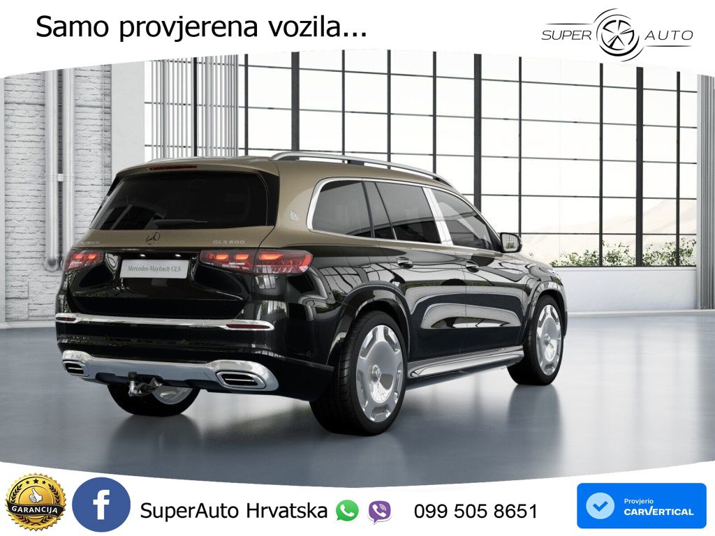 Mercedes Maybach GLS 600 V8 (557 KS) EQ Boost 4MATIC 9G-TRONIC ACC+HEAD+4xGR SJED+360+PANO