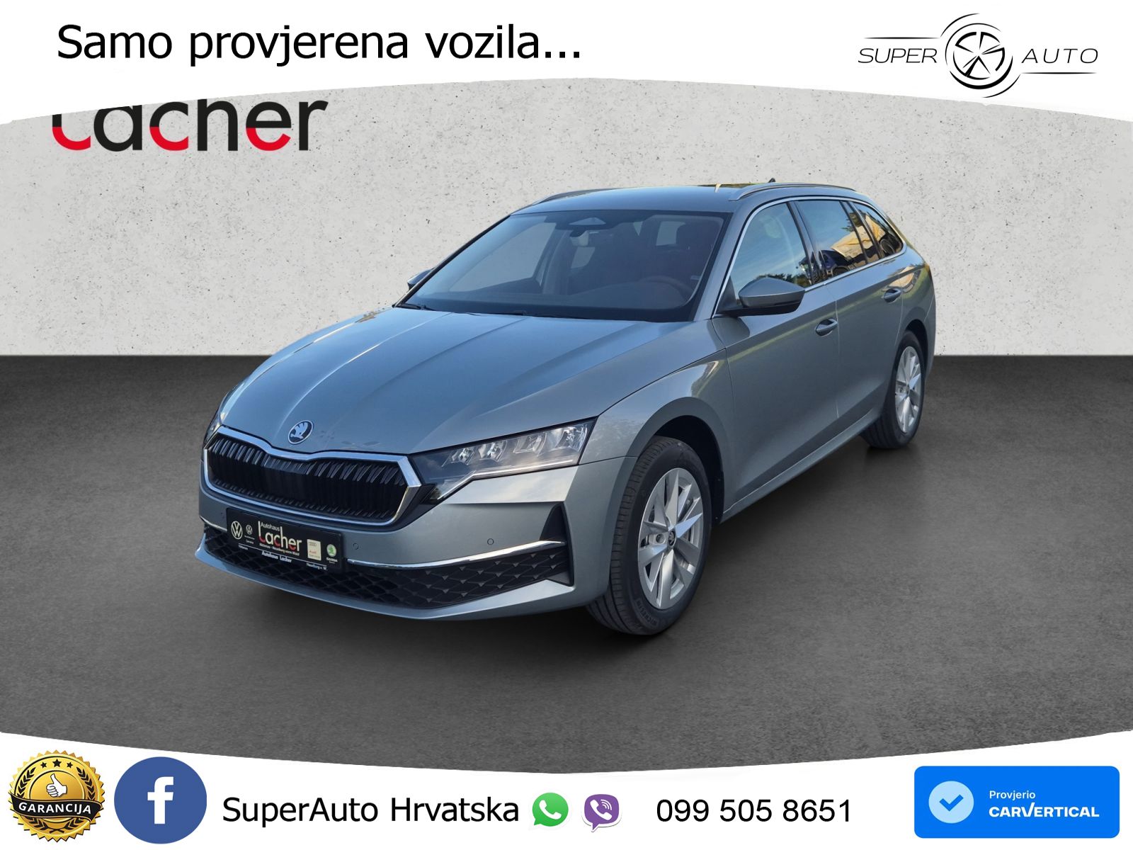Škoda Octavia Combi 1.5 TSI (150 KS) DSG Selection LED+GR SJED+ACC