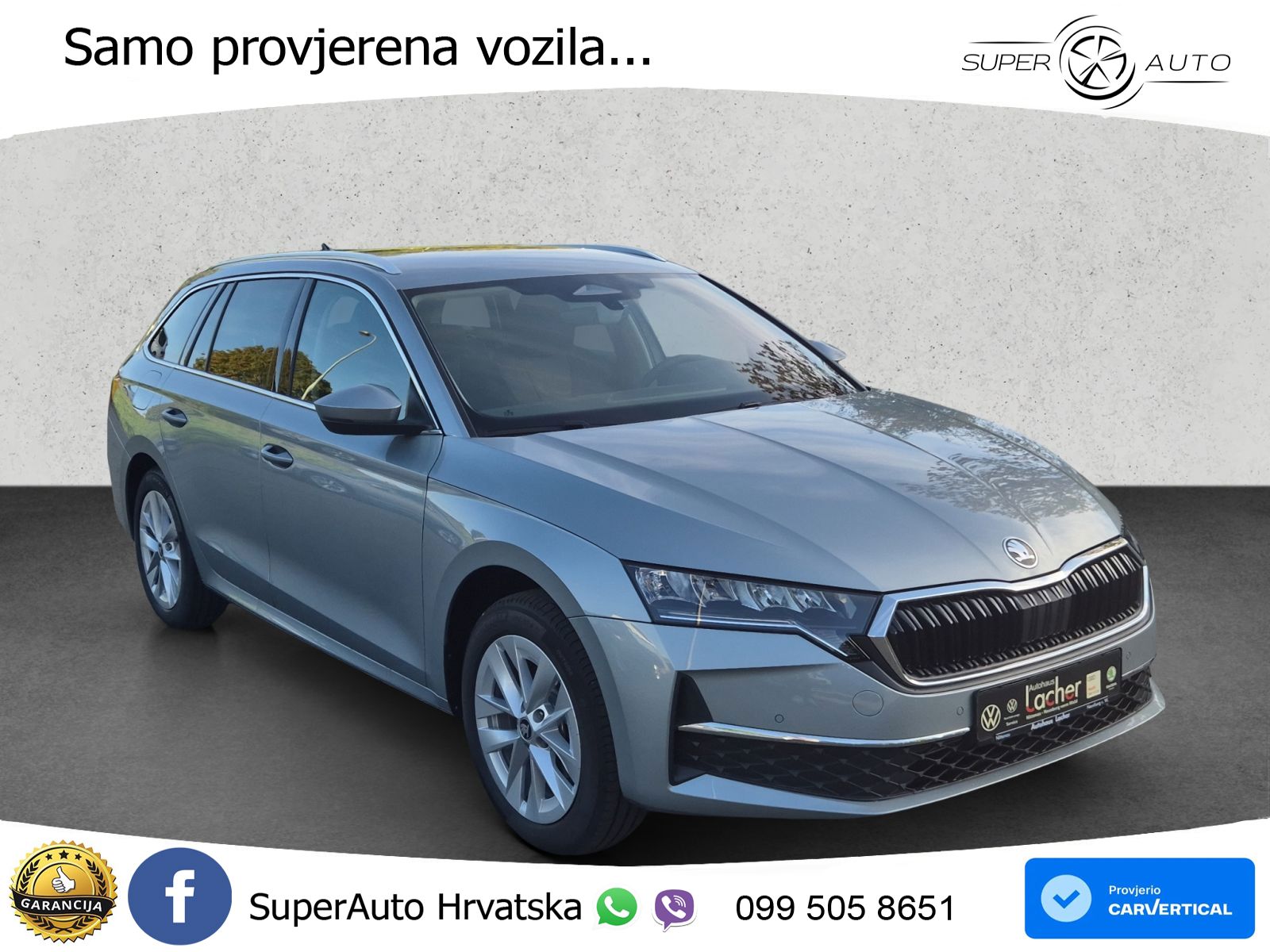 Škoda Octavia Combi 1.5 TSI (150 KS) DSG Selection LED+GR SJED+ACC