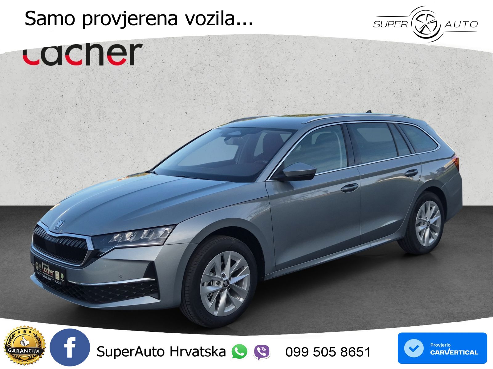 Škoda Octavia Combi 1.5 TSI (150 KS) DSG Selection LED+GR SJED+ACC