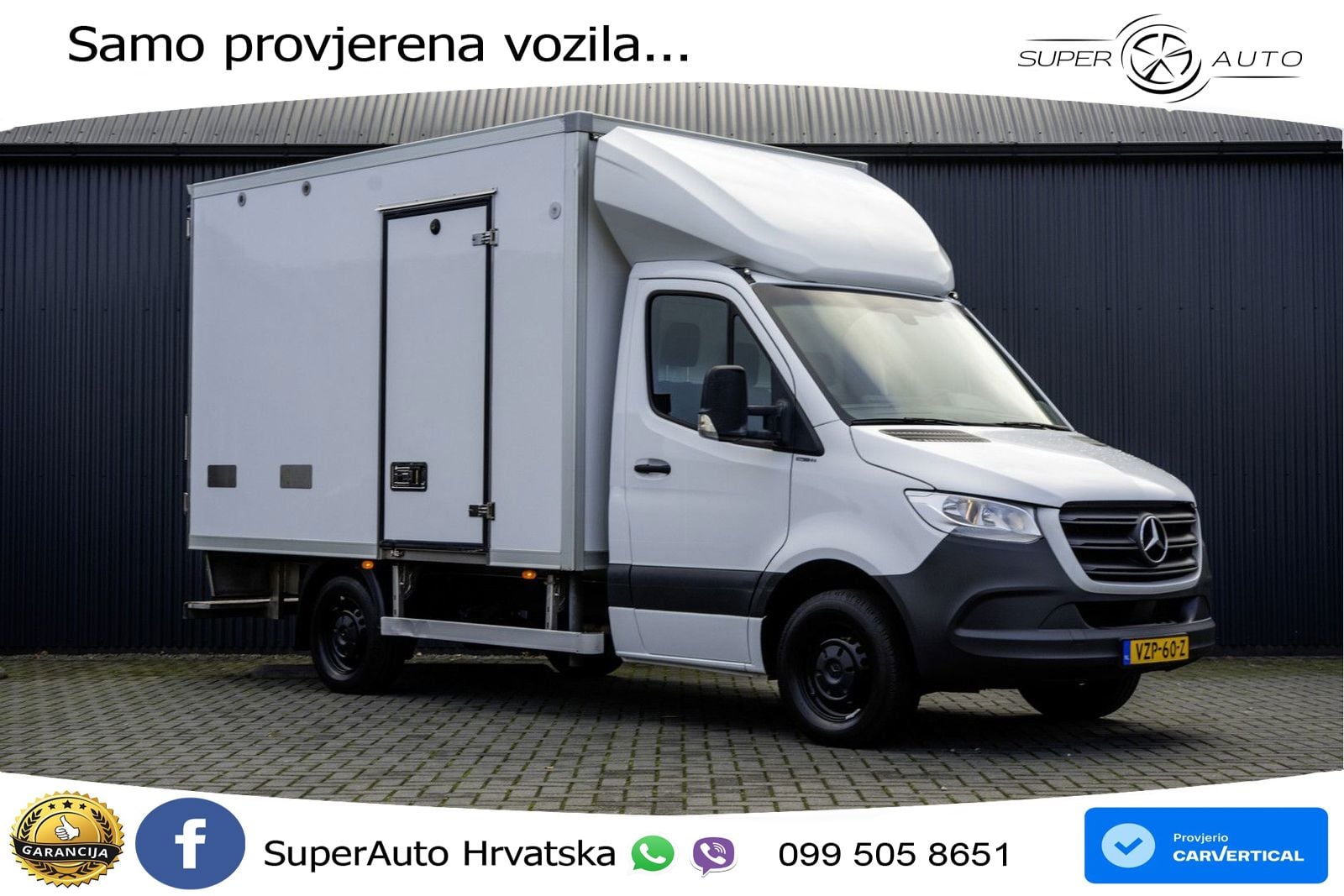 Mercedes-Benz Sprinter 315 CDI | Koelwagen | Zijdeur | 150PK | 150 KS