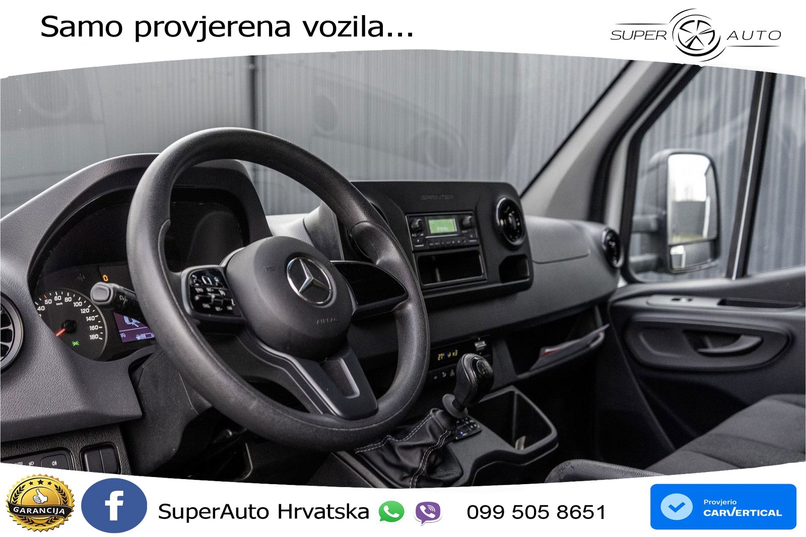Mercedes-Benz Sprinter 315 CDI | Koelwagen | Zijdeur | 150PK | 150 KS