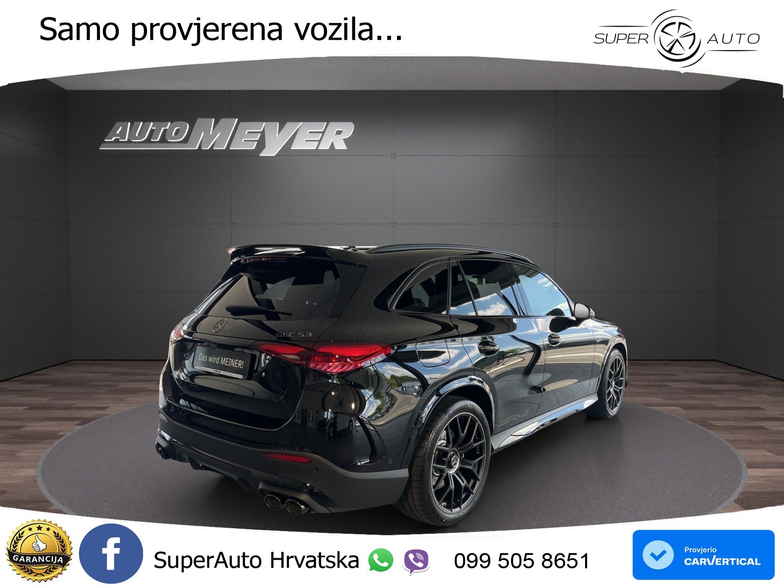 Mercedes AMG GLC 53 (449 KS) 4MATIC+ AMG SPEEDSHIFT TCT 9G ACC+HEAD+GR SJED+360+PANO