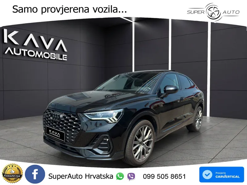 Audi Q3 Sportback 40 TDI (200 KS) quattro S tronic LED+GR SJED+ACC
