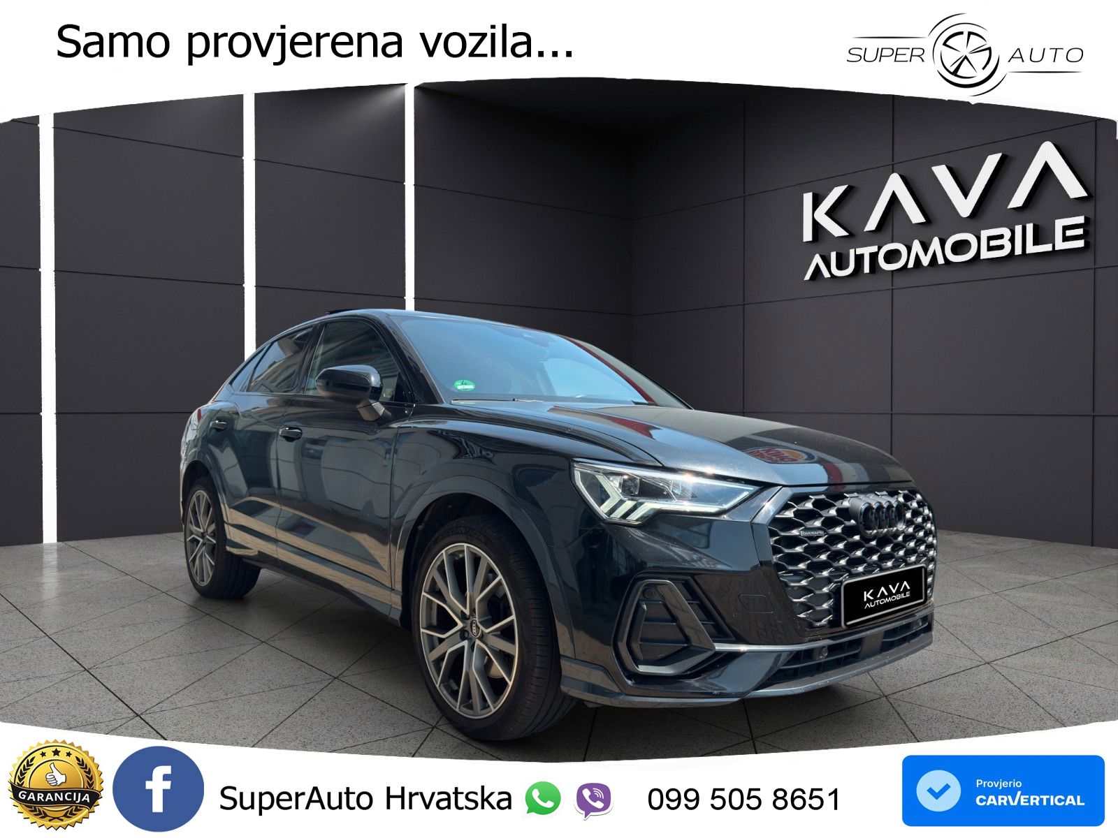 Audi Q3 Sportback 40 TDI (200 KS) quattro S tronic LED+GR SJED+ACC