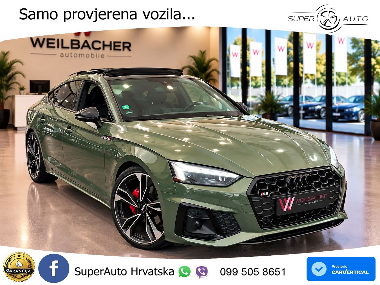 Audi A5 Sportback 40 TDI (190 KS) S tronic LED+GR SJED+ACC
