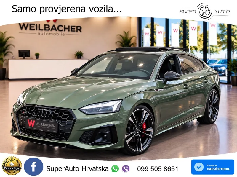 Audi A5 Sportback 40 TDI (190 KS) S tronic LED+GR SJED+ACC