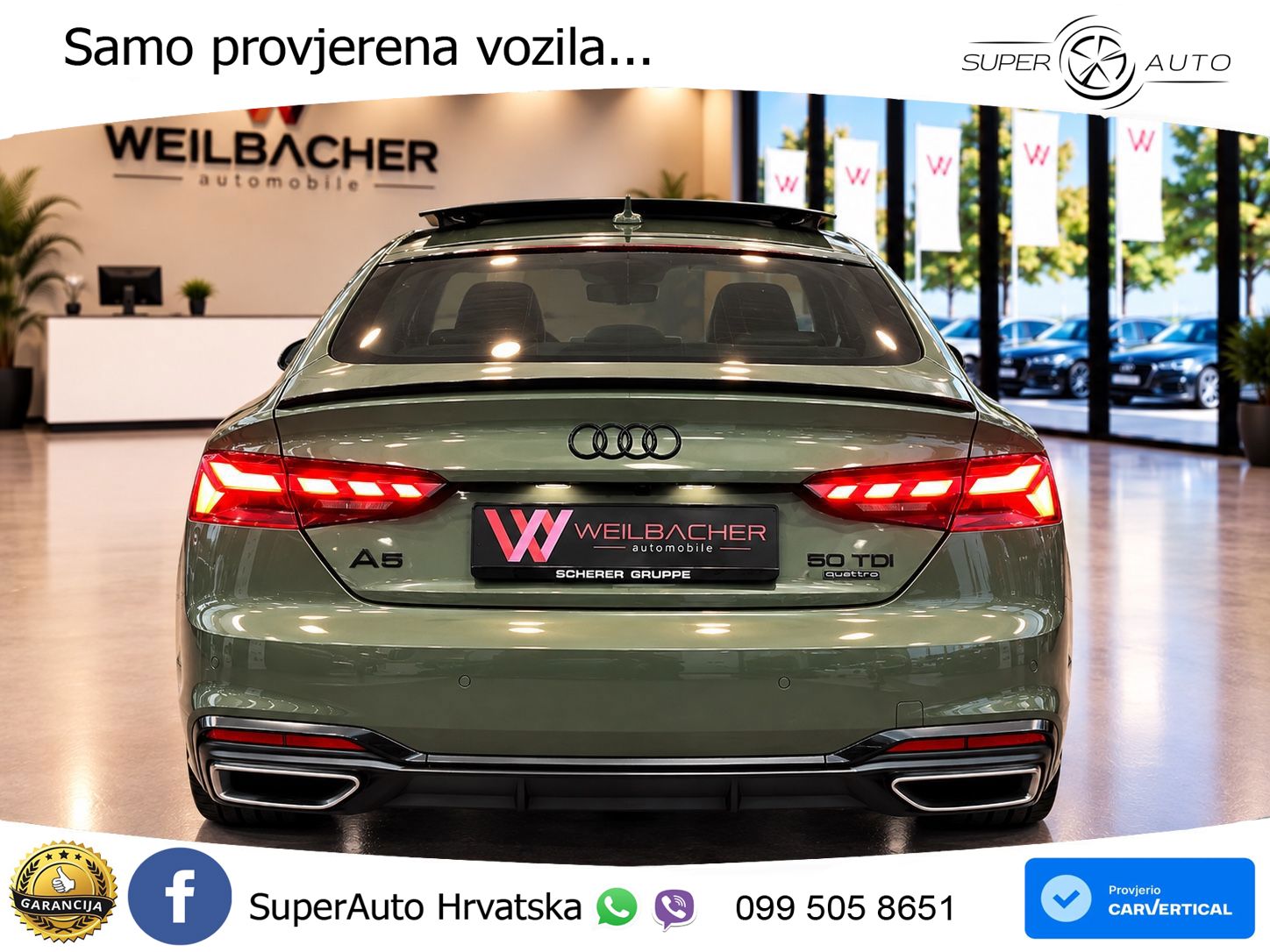 Audi A5 Sportback 40 TDI (190 KS) S tronic LED+GR SJED+ACC