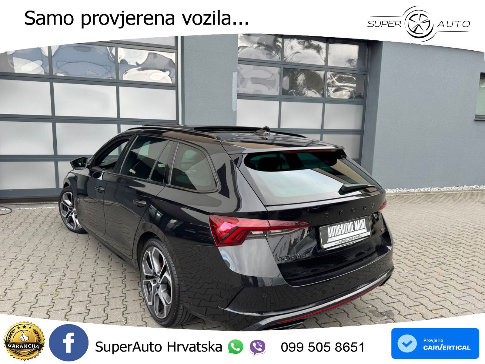 Škoda Octavia Combi RS 2.0 TDI (200 KS) DSG LED+GR SJED+ACC