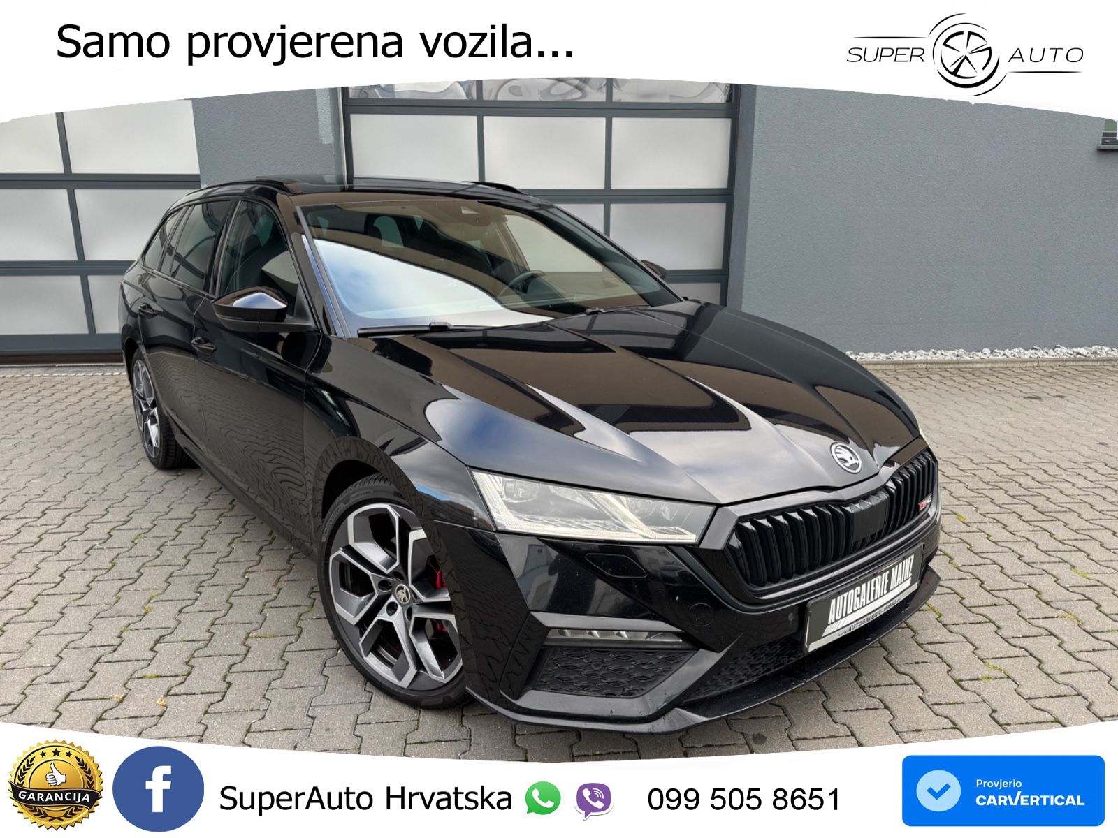 Škoda Octavia Combi RS 2.0 TDI (200 KS) DSG LED+GR SJED+ACC