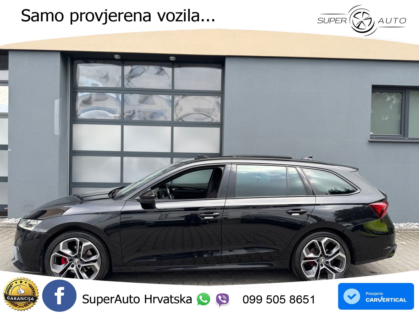 Škoda Octavia Combi RS 2.0 TDI (200 KS) DSG LED+GR SJED+ACC