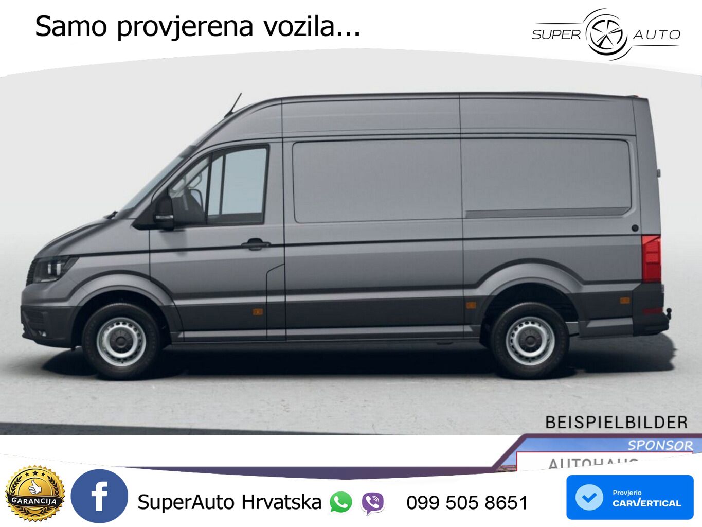 Volkswagen Crafter 35 L3H3 3S AHK Temp AppCo UVP-43%* 140 KS