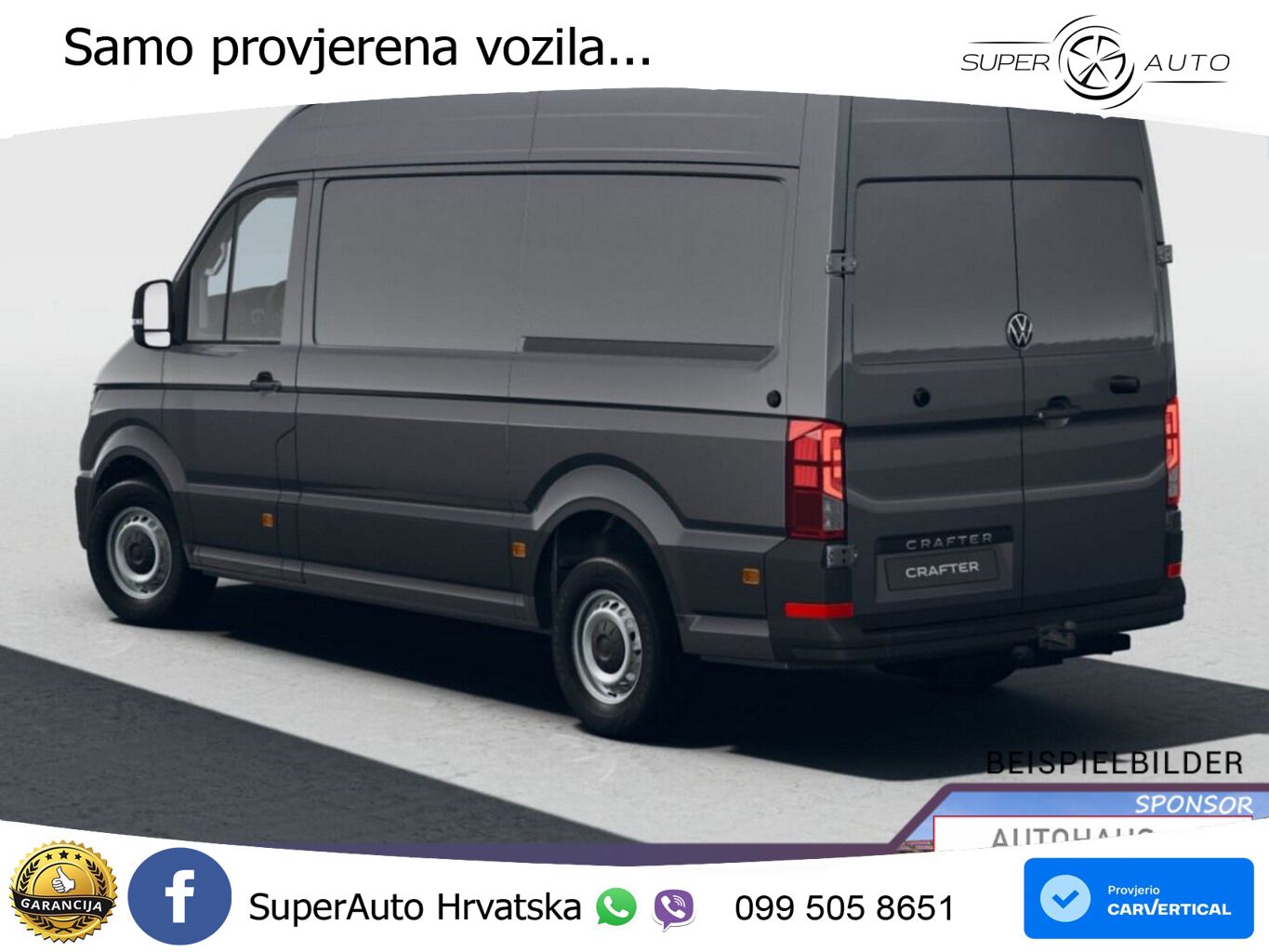 Volkswagen Crafter 35 L3H3 3S AHK Temp AppCo UVP-43%* 140 KS