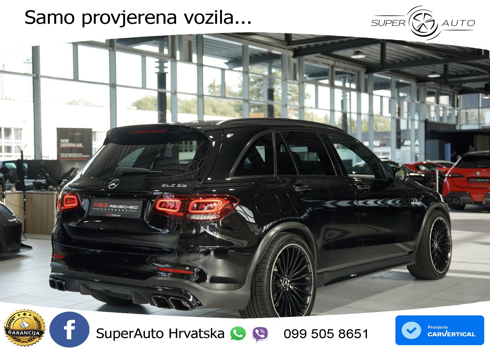 Mercedes AMG GLC 63 V8 (476 KS) 4MATIC+ MCT