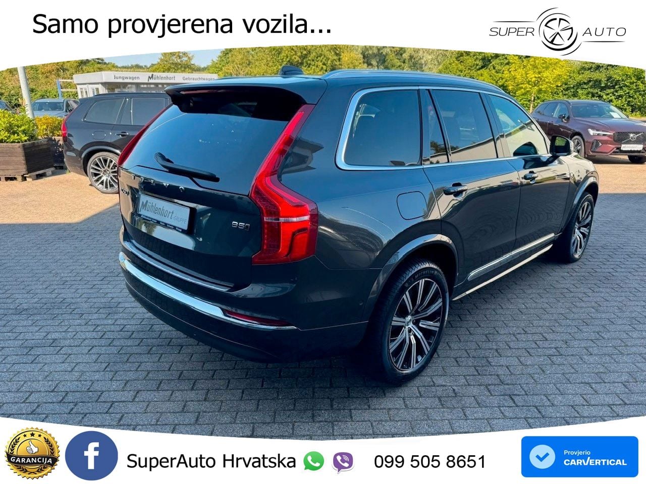 Volvo XC90 2.0 B5 Diesel AWD Automatic ACC+HEAD+4xGR SJED+360+PANO