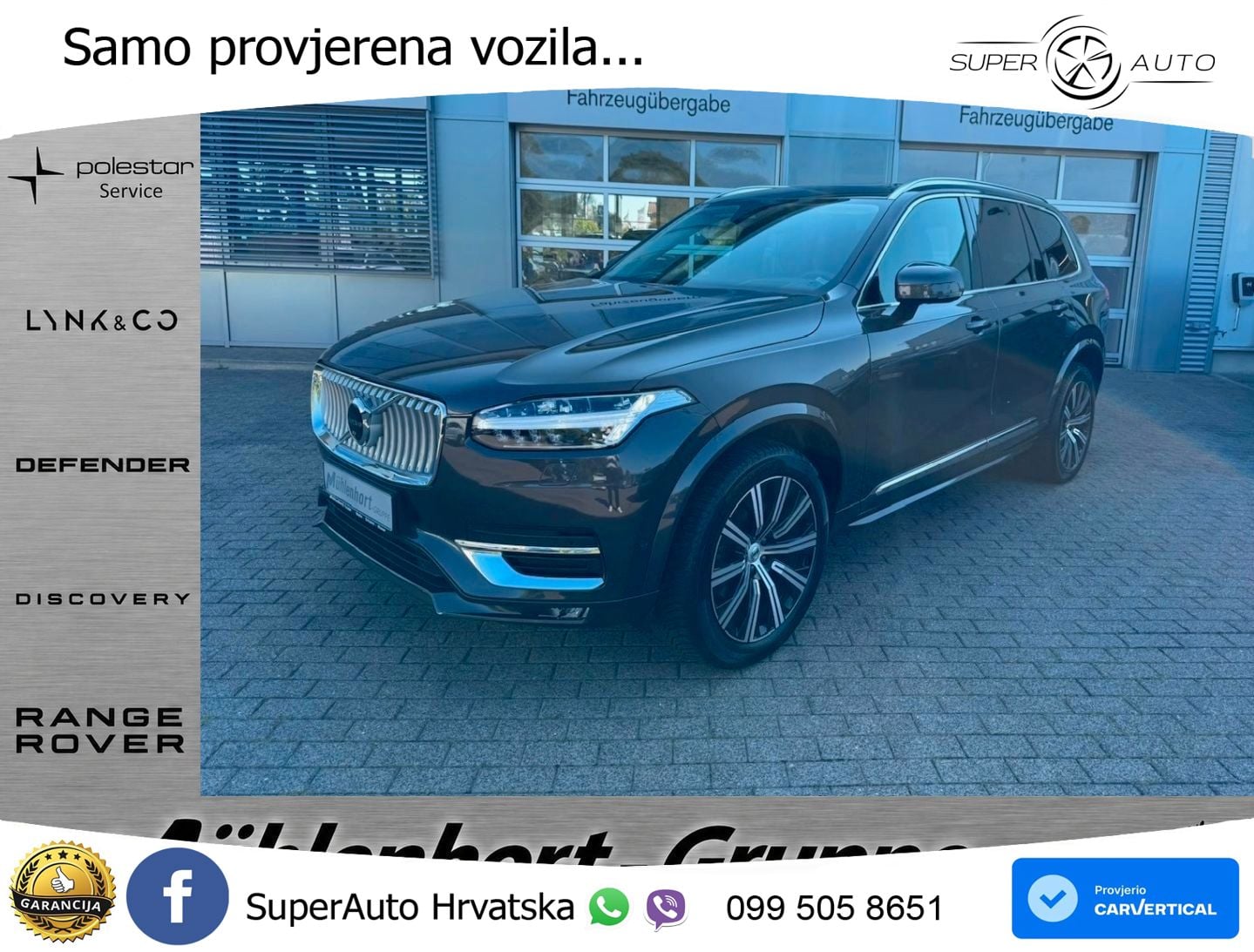 Volvo XC90 2.0 B5 Diesel AWD Automatic ACC+HEAD+4xGR SJED+360+PANO