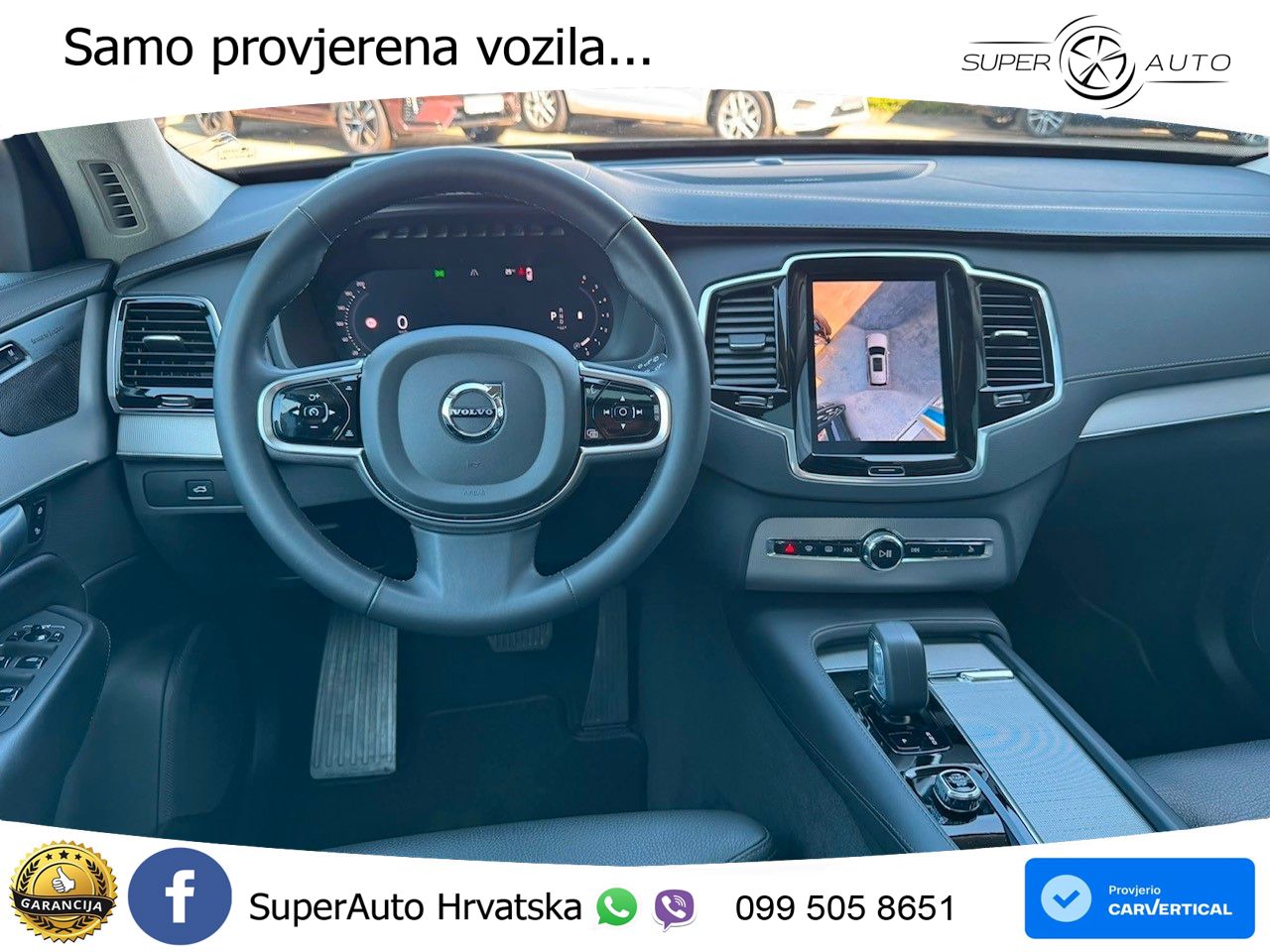 Volvo XC90 2.0 B5 Diesel AWD Automatic ACC+HEAD+4xGR SJED+360+PANO