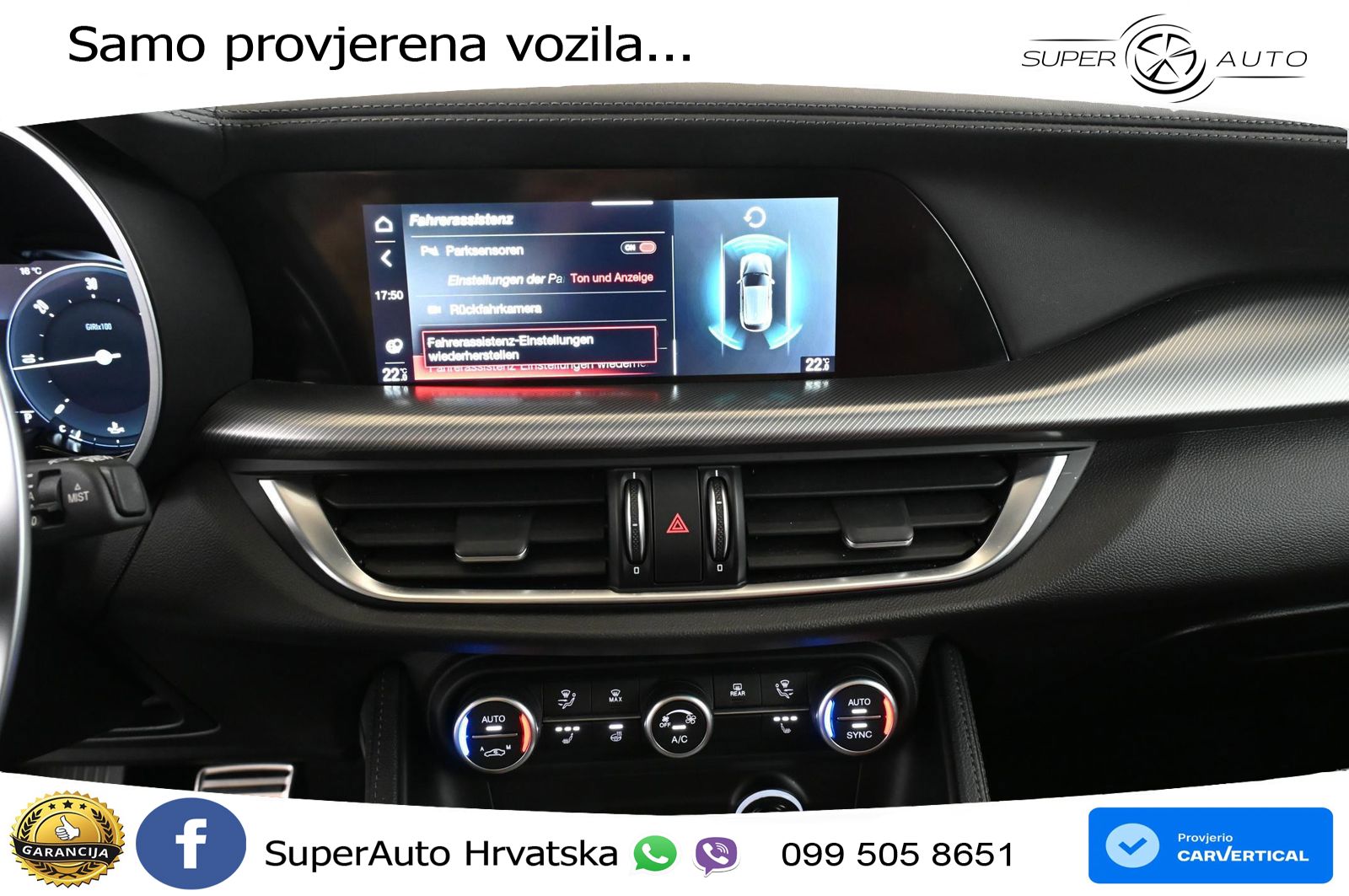 Alfa Romeo Stelvio 2.2 MultiJet II (210 KS) Q4 Automatic LED+GR SJED+ACC