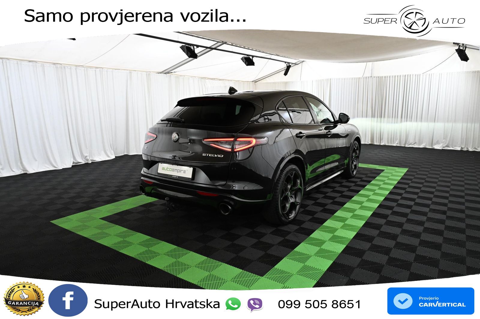 Alfa Romeo Stelvio 2.2 MultiJet II (210 KS) Q4 Automatic LED+GR SJED+ACC