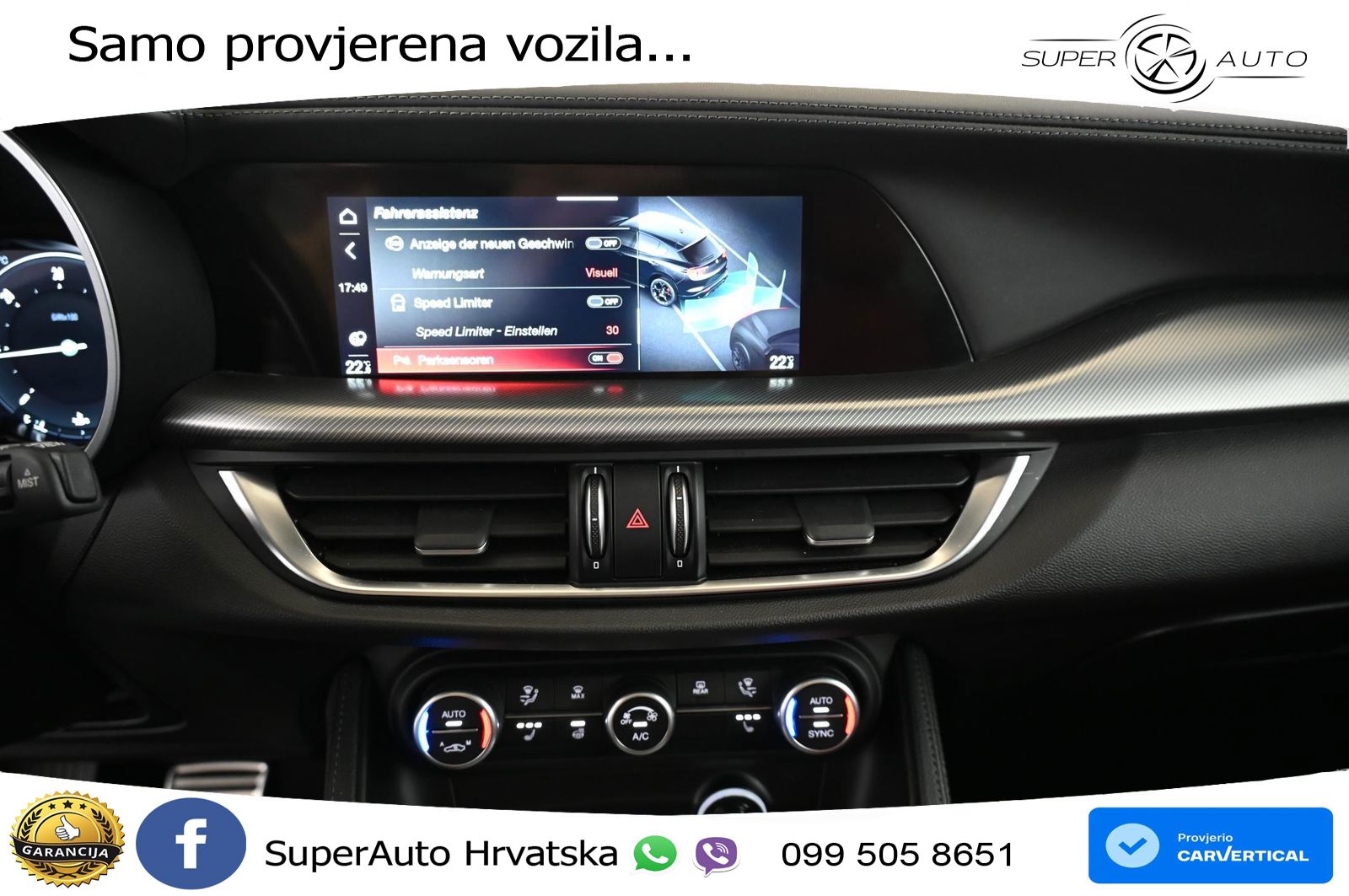 Alfa Romeo Stelvio 2.2 MultiJet II (210 KS) Q4 Automatic LED+GR SJED+ACC