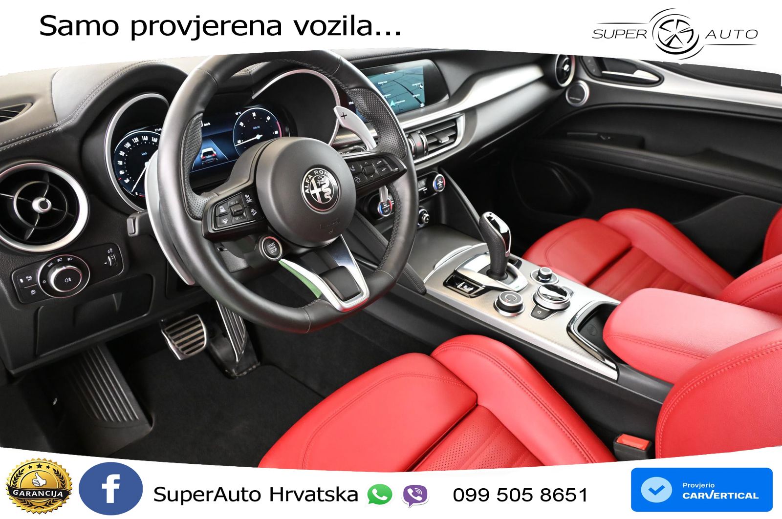 Alfa Romeo Stelvio 2.2 MultiJet II (210 KS) Q4 Automatic LED+GR SJED+ACC