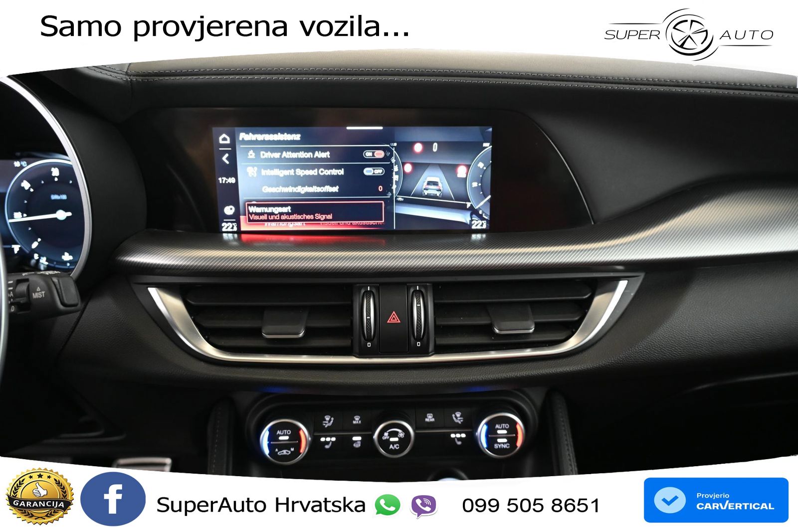 Alfa Romeo Stelvio 2.2 MultiJet II (210 KS) Q4 Automatic LED+GR SJED+ACC