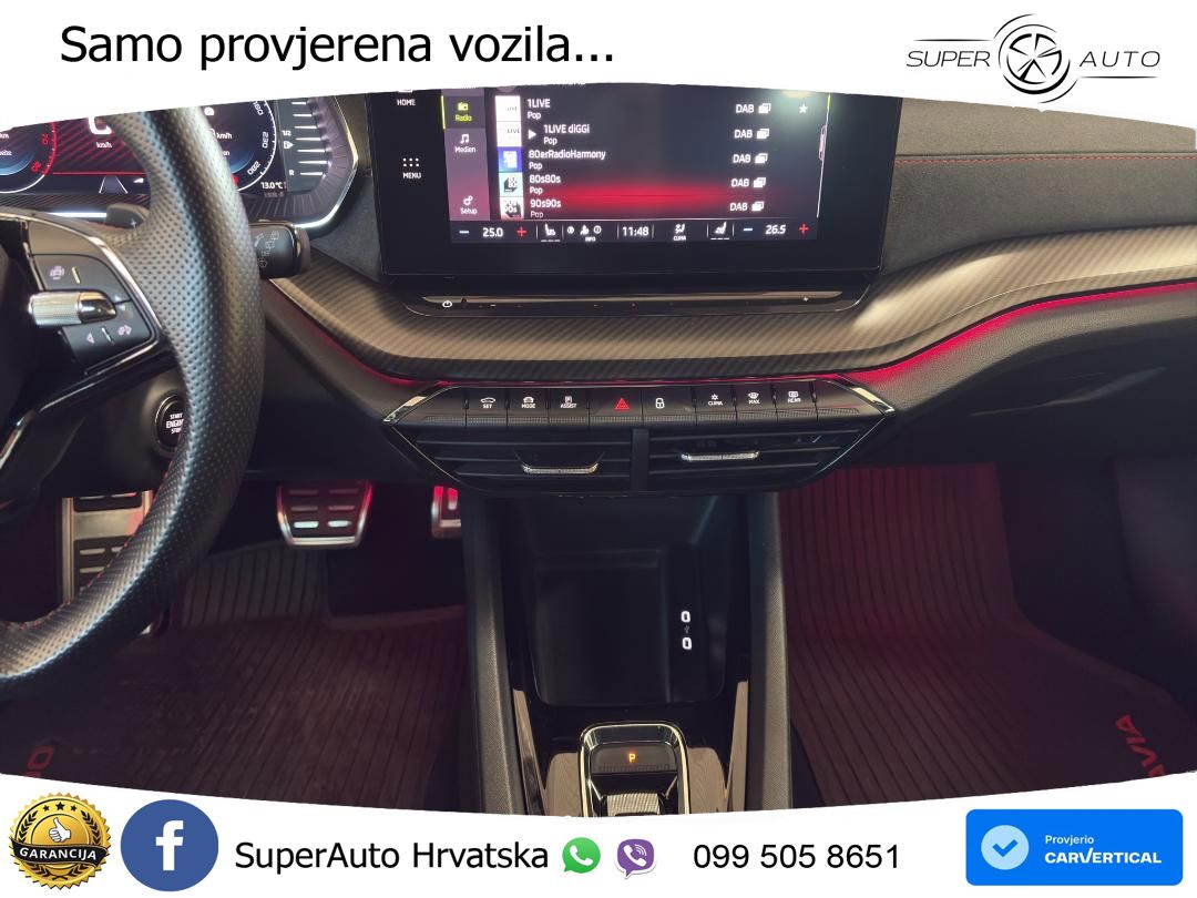 Škoda Octavia Combi RS 2.0 TSI (245 KS) DSG LED+GR SJED+ACC