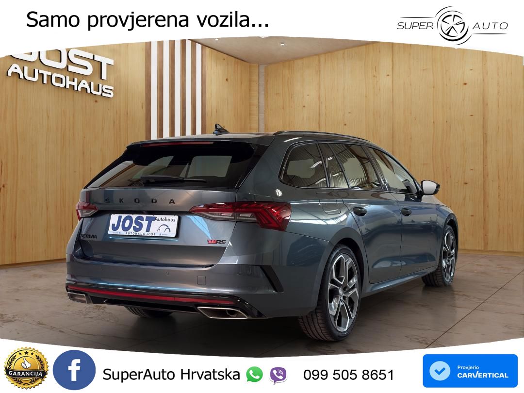 Škoda Octavia Combi RS 2.0 TSI (245 KS) DSG LED+GR SJED+ACC